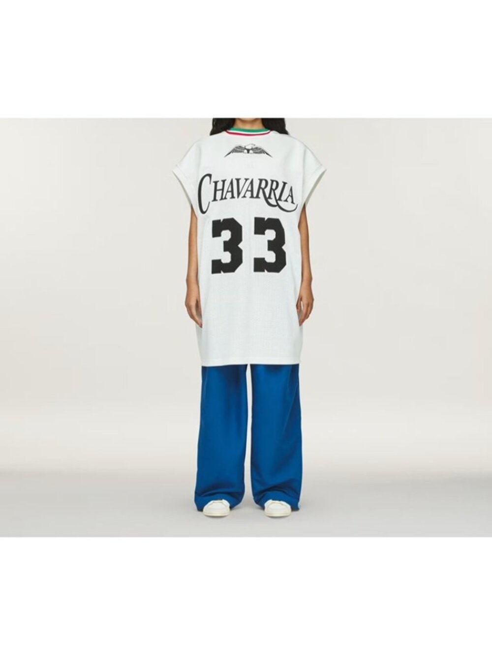 Adidas x Willy Chavarria Basketball Jersey Size Large Men Off-White JV6410 - Picture 3 of 10